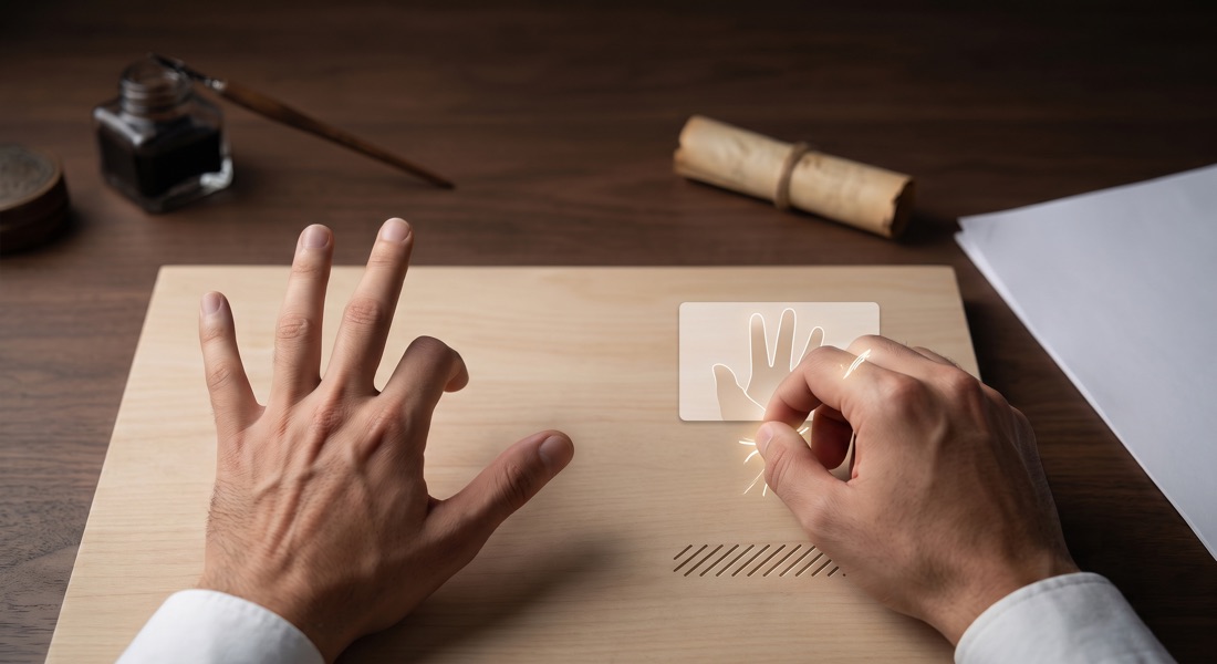 A child counting tables on their fingers